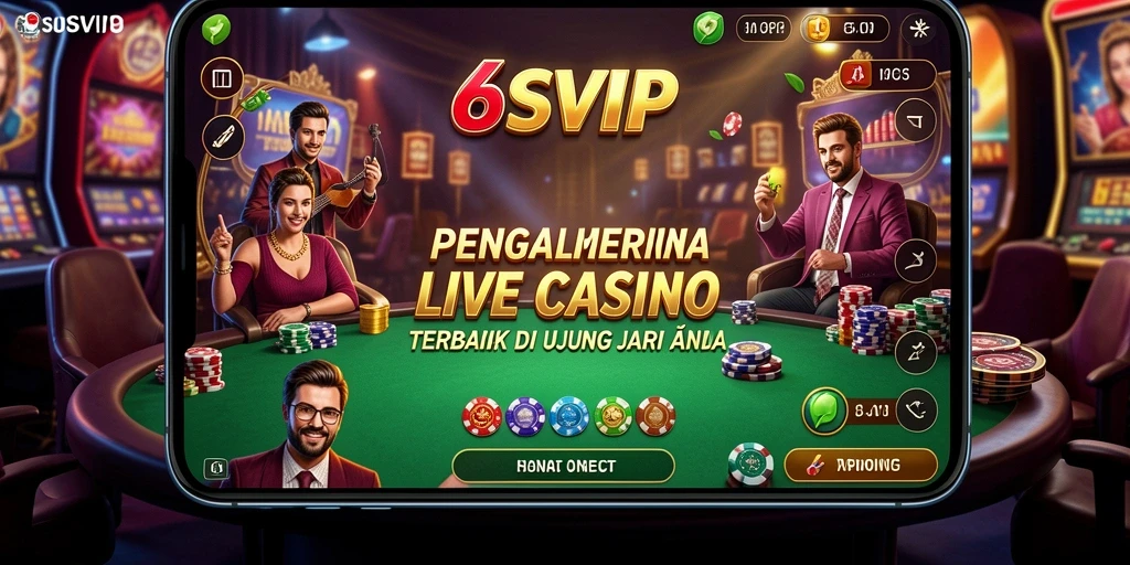 Screenshot permainan Live Casino yang menarik di 6SVIP.