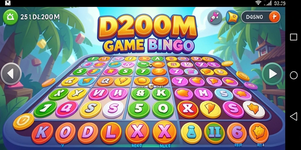Tampilan gameplay D200M yang seru dan interaktif di layar.
