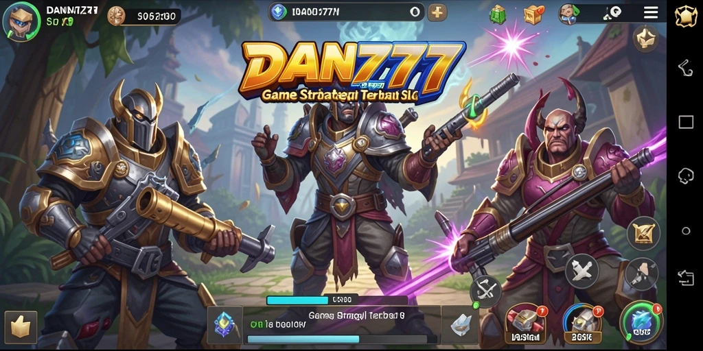 Tampilan menarik dari gameplay strategis DAN777.