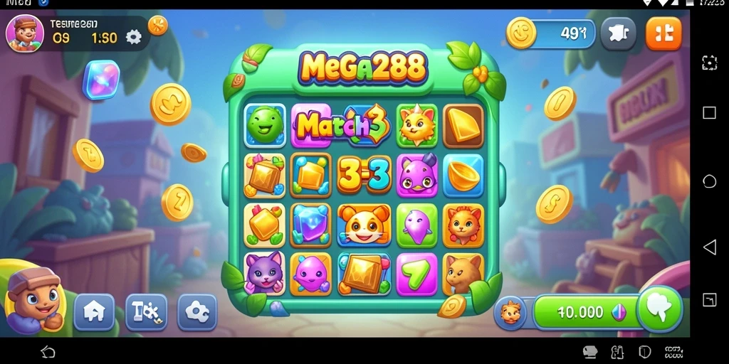 Tampilan menarik dari gameplay MEGA288 yang penuh warna dan tantangan.
