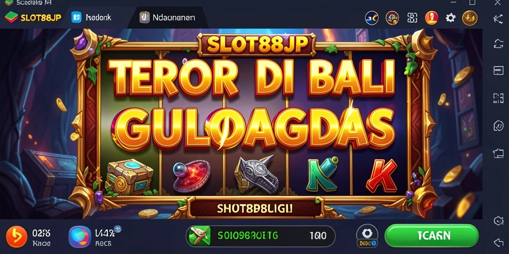 Gambaran mencekam saat memainkan SLOT88JP dengan tema horor yang mendalam.