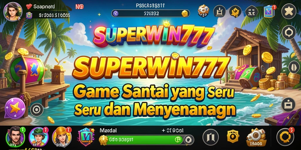Screenshot gameplay <strong>SUPERWIN777</strong> yang menunjukkan keseruan permainan casual.